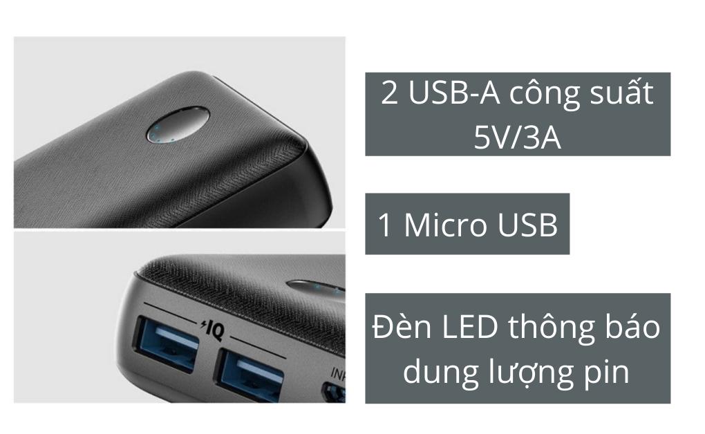 Pin sạc dự phòng Anker PowerCore Select 20.000mAh