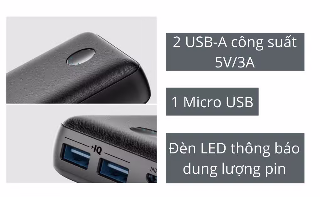 Pin sạc dự phòng Anker PowerCore Select 20.000mAh - ảnh 2