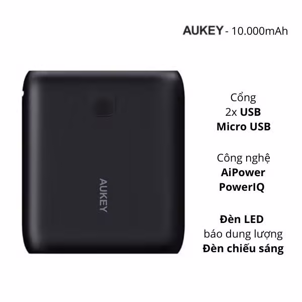 Pin sạc dự phòng Aukey PB-N42 10000mAh - ảnh 1