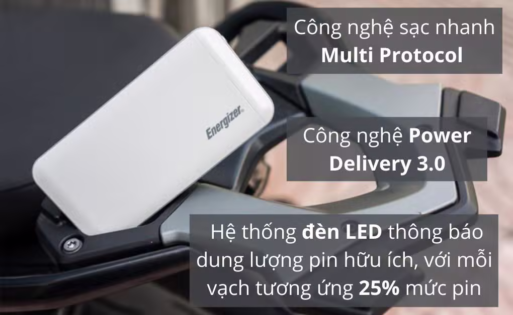 Pin sạc dự phòng Energizer 10.000mAh - UE10030MP - ảnh 3