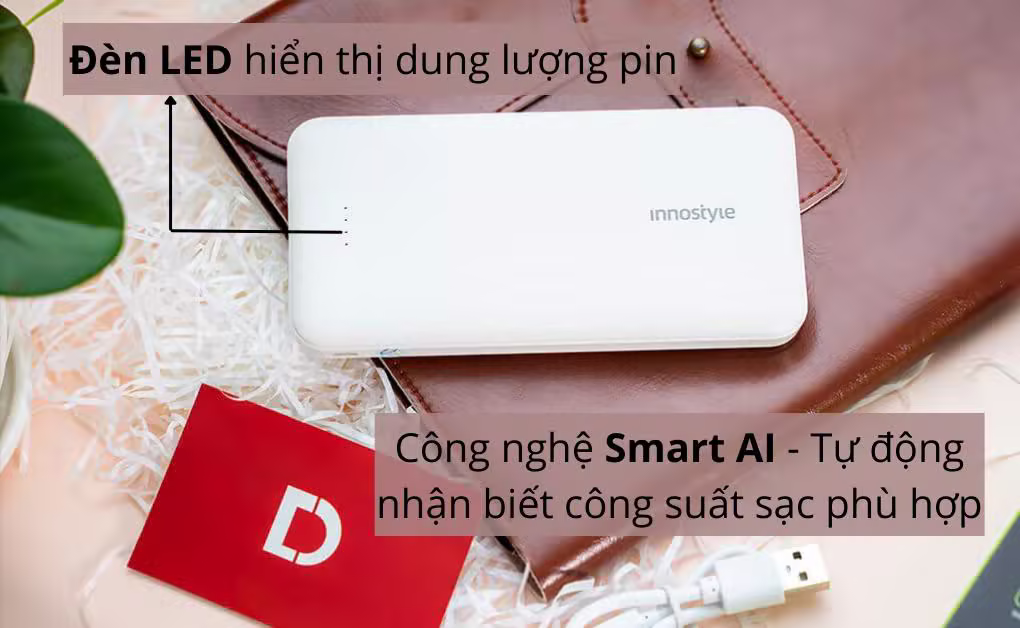 Pin sạc dự phòng Innostyle Powergo 10.000mAh - ảnh 2