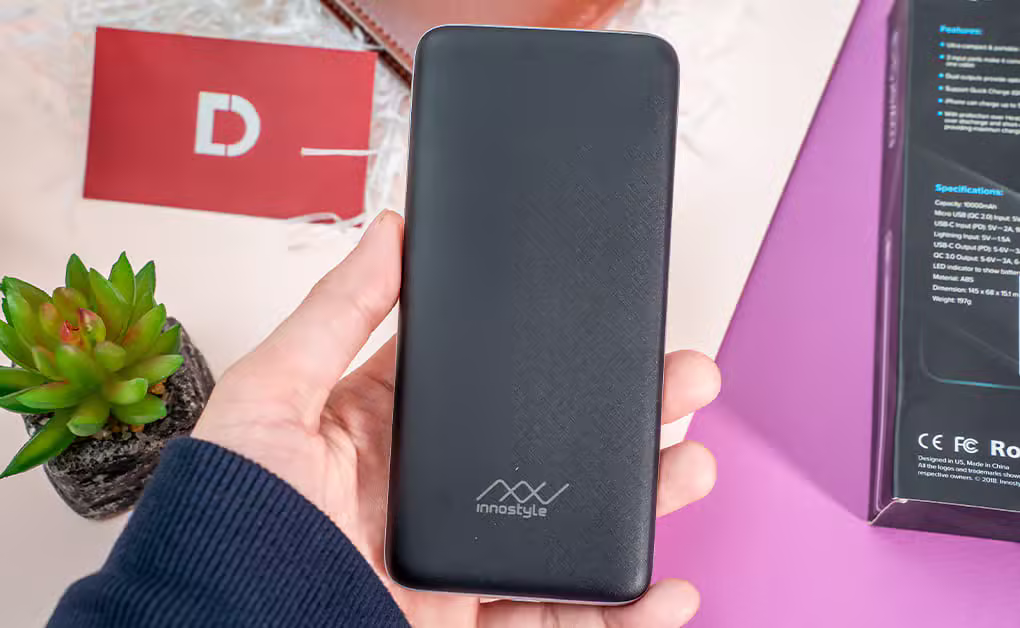 Pin sạc dự phòng Innostyle Powergo Plus 10.000mAh - ảnh 4