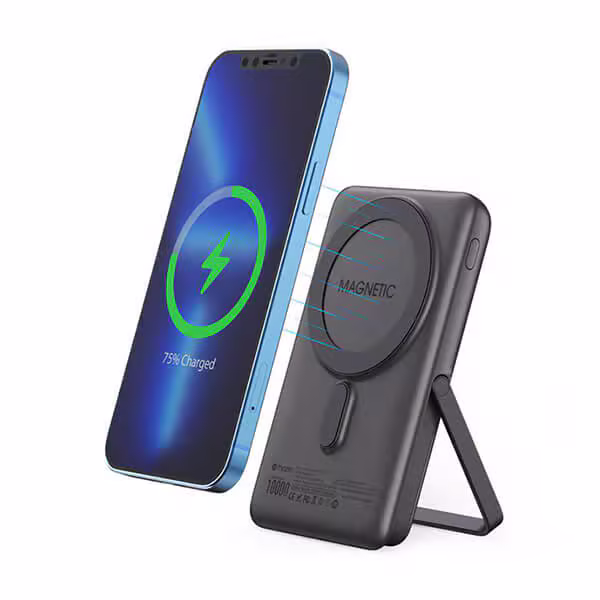 Pin sạc dự phòng Mazer Infinite Boost Mag Stand Mini Qi Wireless 10000mAh/15W (M-MagAir12) - ảnh 3