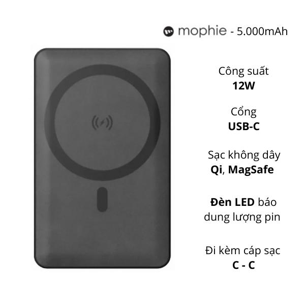 Pin sạc dự phòng Mophie Snap+ Juice Pack Mini 5000mAh