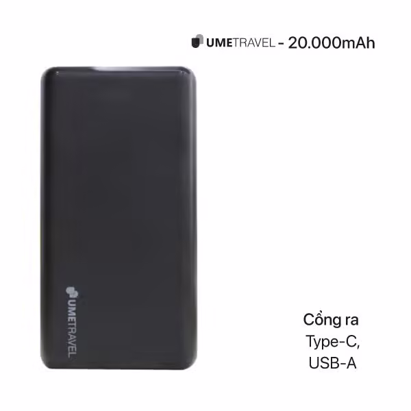 Pin sạc dự phòng Polymer 20000mAh - Umetravel Trip - ảnh 1