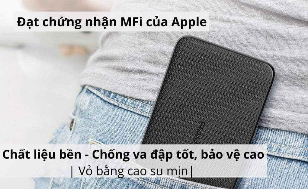 Pin sạc dự phòng RAVPower 10000mAh cổng Lightning