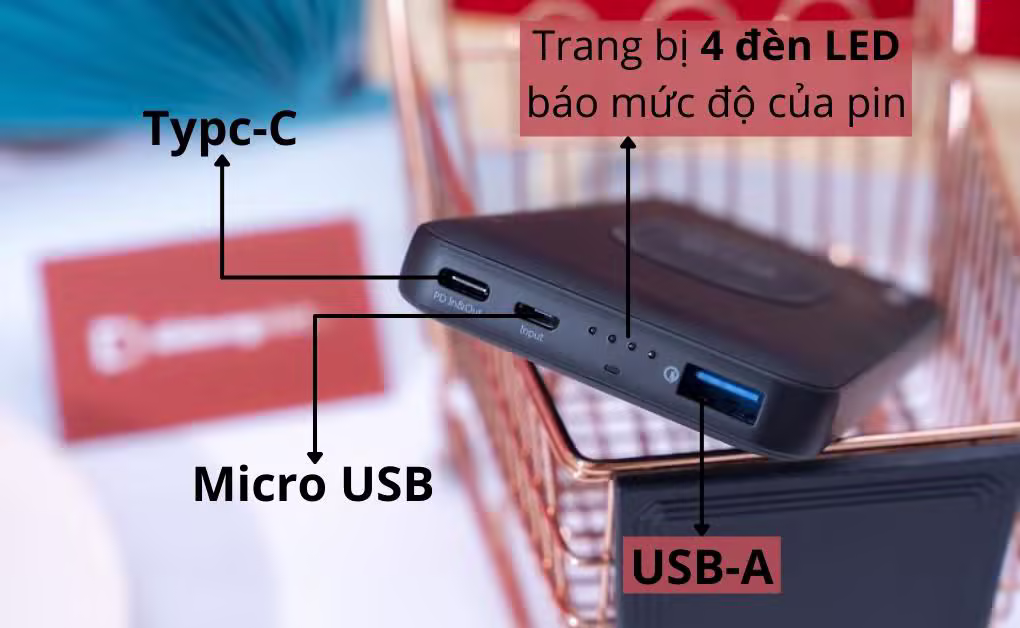 Pin sạc dự phòng Wireless Polymer 10000mAh - Umetr - ảnh 2