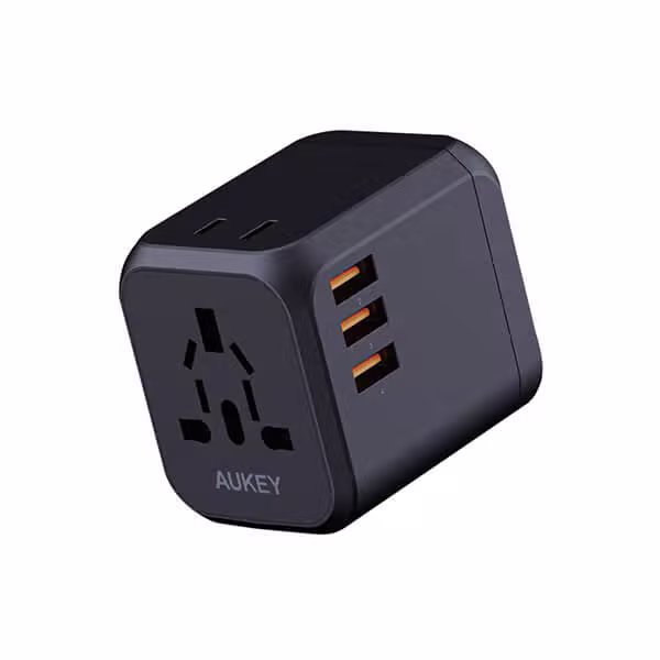 Sạc đa năng nhiều cổng Aukey PA-TA04 PD30W-Màu đen - ảnh 1