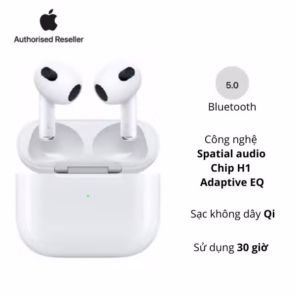 Tai nghe Apple AirPods 3 2021 MagSafe Chính Hãng - ảnh 2
