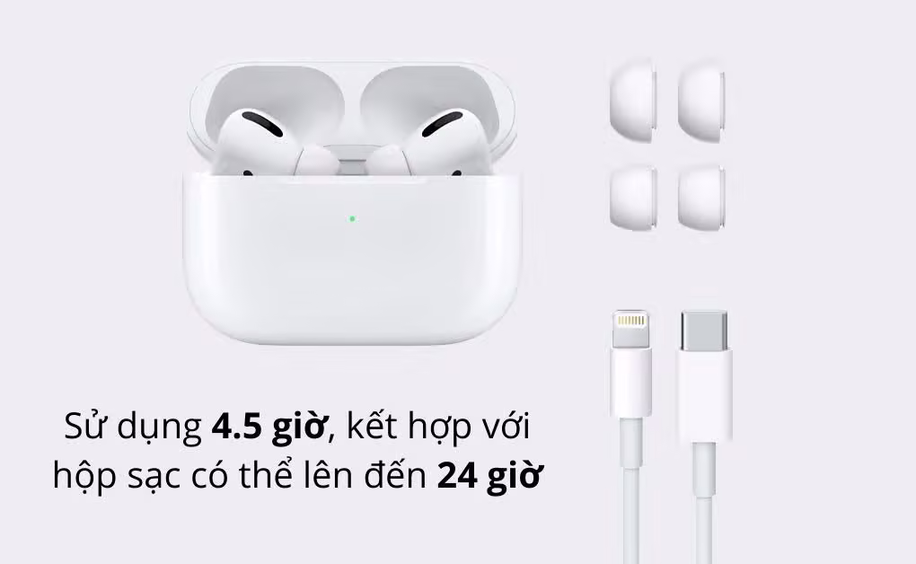 Tai nghe Apple AirPods Pro 2021 MagSafe Chính Hãng - ảnh 6