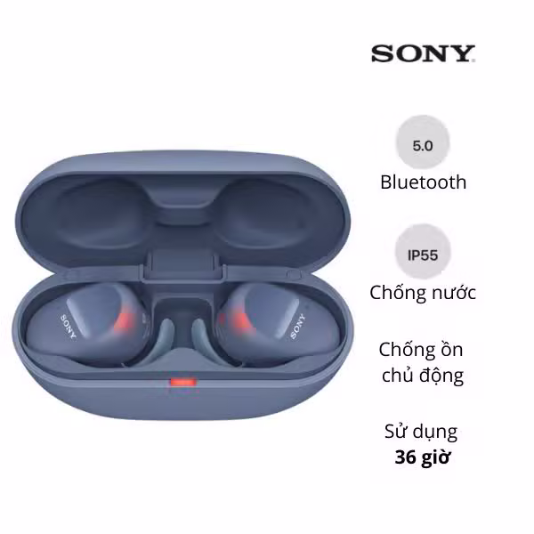 Tai nghe không dây Sony WF-SP800N - ảnh 1