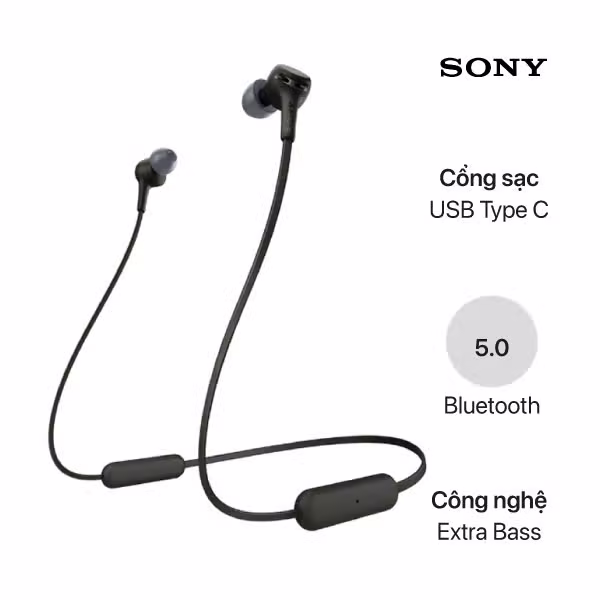 Tai nghe Bluetooth Sony WI-XB400 - ảnh 1