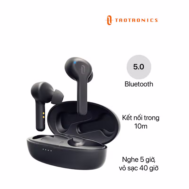 Tai nghe Bluetooth TaoTronics TWS Wireless 5.0 (TT - ảnh 1
