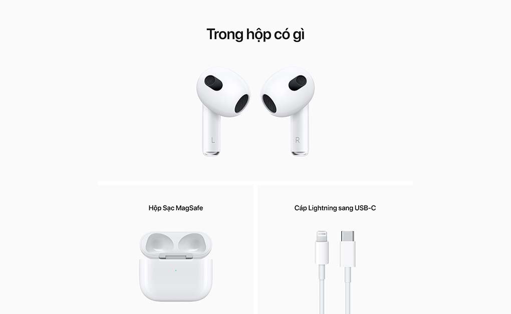 Tai nghe Apple AirPods 3 2021 MagSafe Chính Hãng