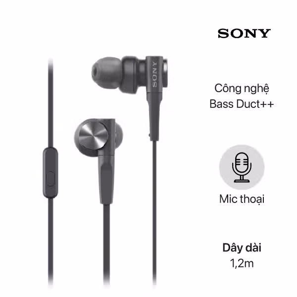 Tai nghe Sony MDR XB55AP - ảnh 1