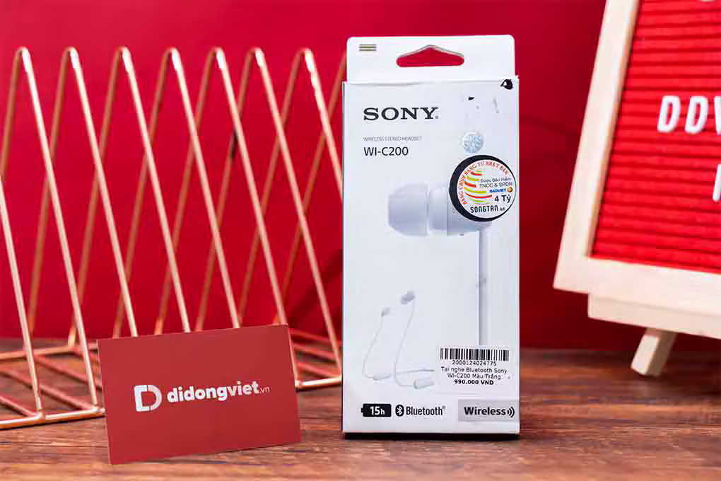 Tai nghe Bluetooth Sony WI-C200 - ảnh 6