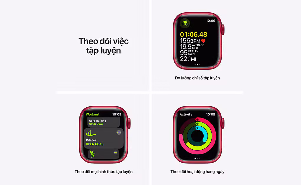 Apple Watch Nike Series 7 41mm (LTE) Viền nhôm - Dây cao su - FULLBOX - ảnh 7