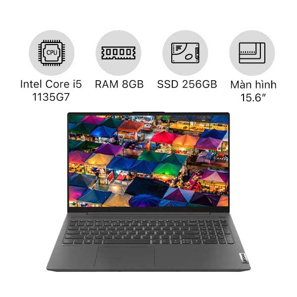 Laptop Lenovo Ideapad 5 15ITL05 82FG01H8VN (i5-113