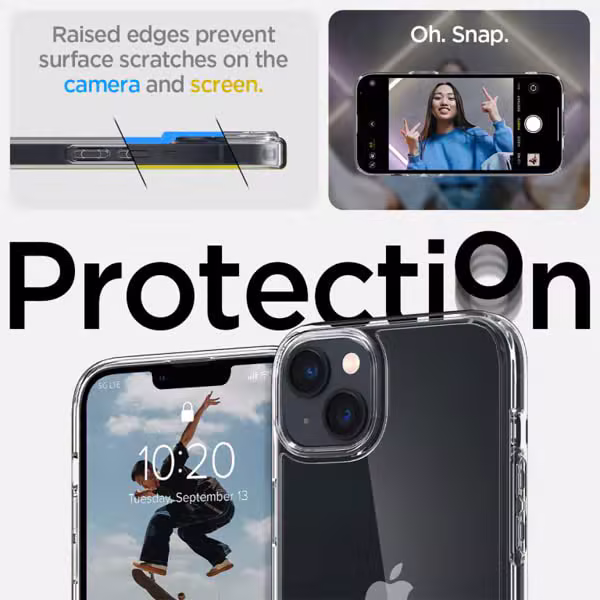 Ốp lưng Spigen iPhone 14 Plus Ultra Hybrid Crystal - ảnh 6