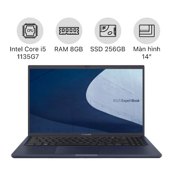 Laptop Asus ExpertBook B1 B1400CEAE-EK3724 (i5-113