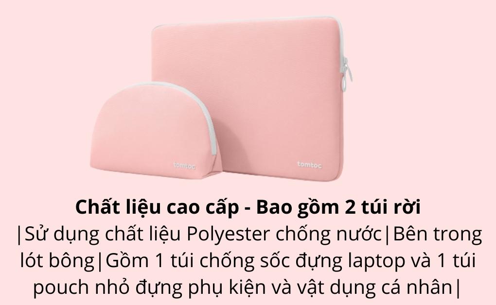 Túi chống sốc TOMTOC Shell Pouch MacBook Air/Pro 13-inch New