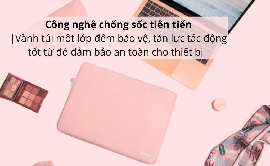 Túi chống sốc TOMTOC Shell Pouch MacBook Air/Pro 13-inch New