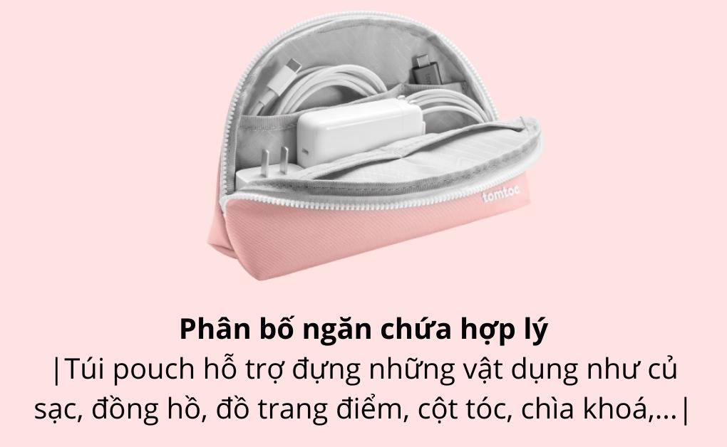 Túi chống sốc TOMTOC Shell Pouch MacBook Air/Pro 13-inch New