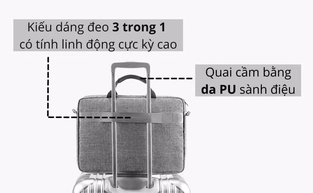 Túi đeo TOMTOC Shoulder Bags MacBook Pro/Air 13-in - ảnh 3