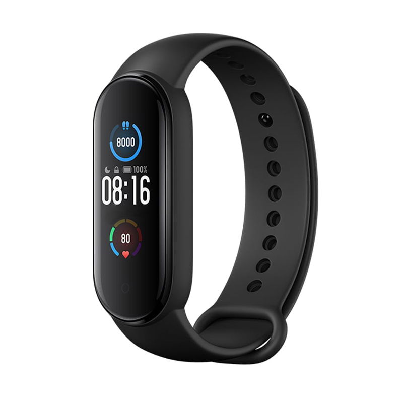 Vòng đeo tay thông minh Xiaomi Mi Band 5-Màu đen