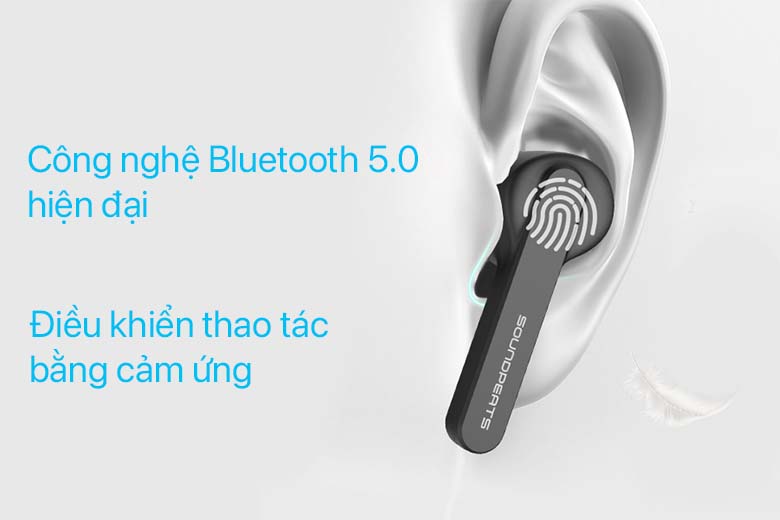 Chuẩn công nghệ Bluetooth 5.0, khả năng chống nước IPX5