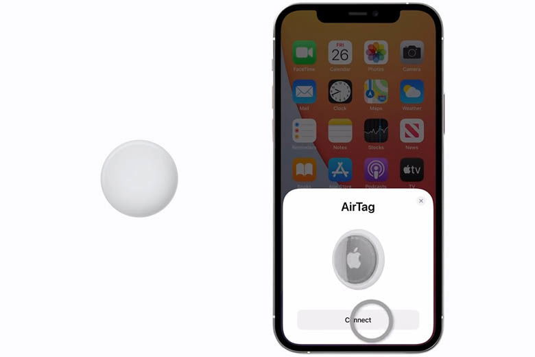 Bước 2: Kết nối AirTag với iPhone/iPad