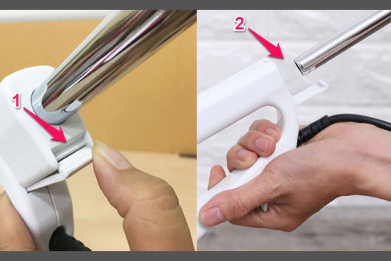 Tháo tay cầm máy hút bụi