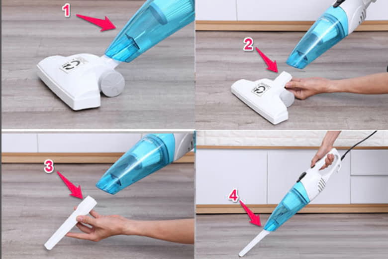 Thay thế đầu hút bụi của máy