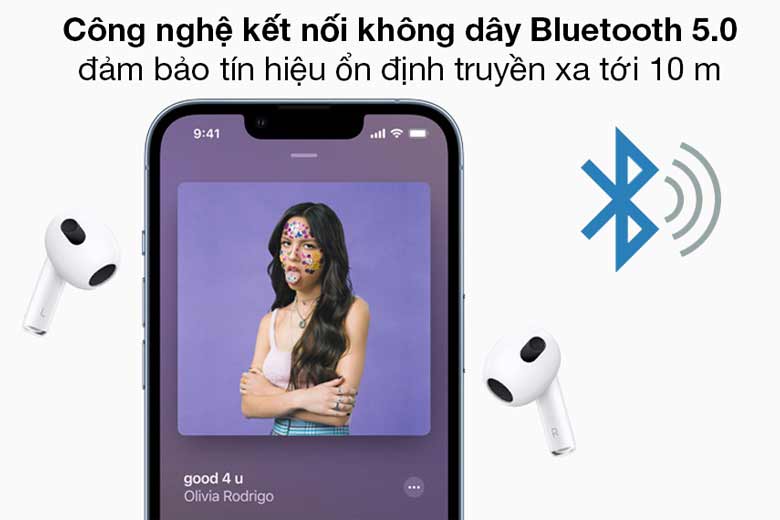 Kết nối không dây Bluetooth 5.0 mượt mà xa đến 10 m