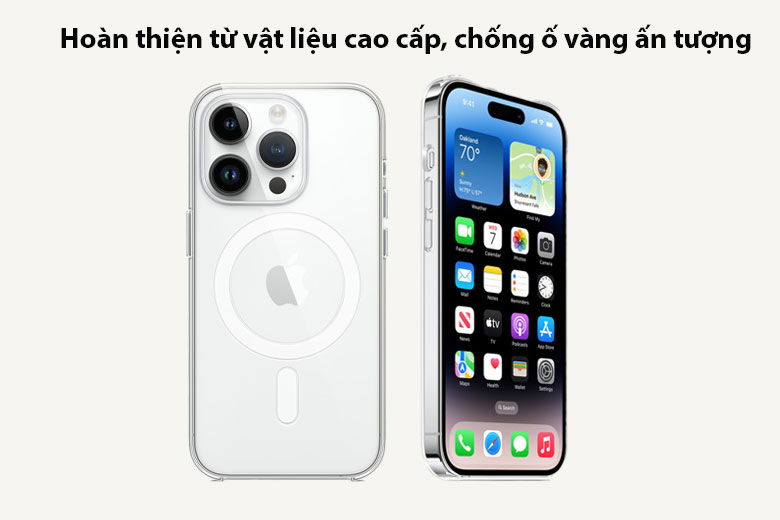 Được chế tác từ những vật liệu cao cấp, chống ố vàng ấn tượng