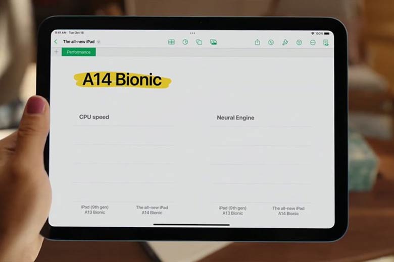 Hiệu năng mạnh mẽ nhờ sức mạnh của chipset A14 Bionic