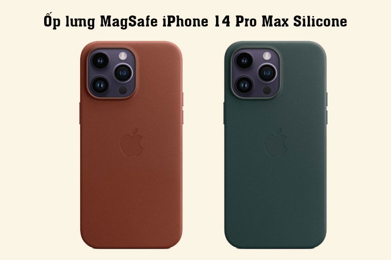Ốp lưng MagSafe iPhone 14 Pro Max Silicone - Hỗ trợ sạc MagSafe, hạn chế trầy xước hiệu quả