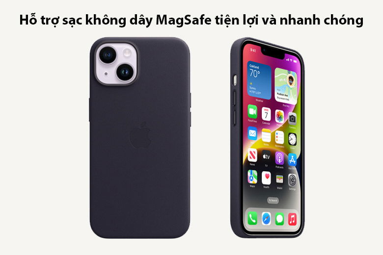 Hỗ trợ sạc không dây MagSafe tiện lợi và nhanh chóng