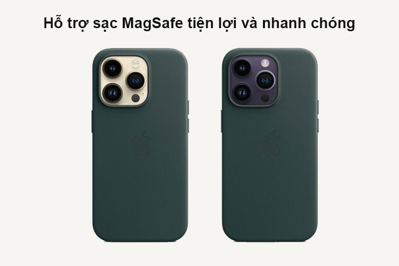 Hỗ trợ sạc không dây MagSafe tiện lợi và nhanh chóng