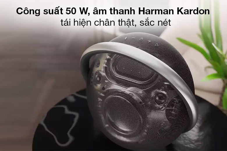 Âm thanh lan tỏa khắp phòng với công suất mạnh mẽ lên đến 50W