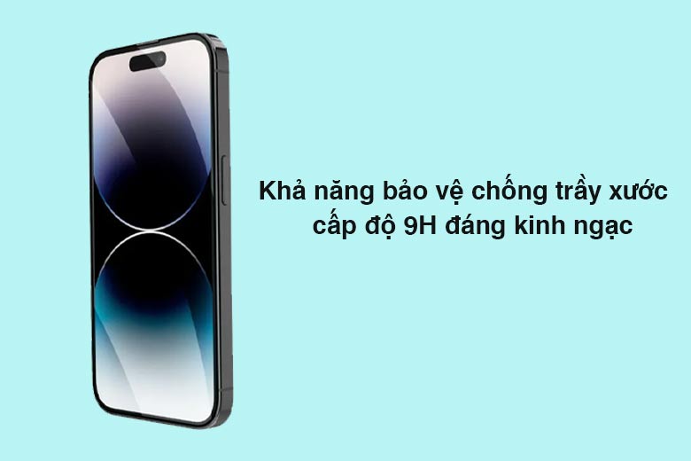 Khả năng bảo vệ chống trầy xước cấp độ 9H đáng kinh ngạc