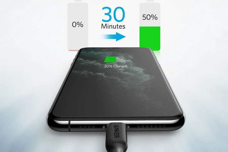 Cáp Type C to Lightning Anker PowerLine III 0.9M (A8832)