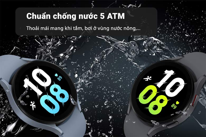 Có khả năng chống nước chuẩn 5ATM