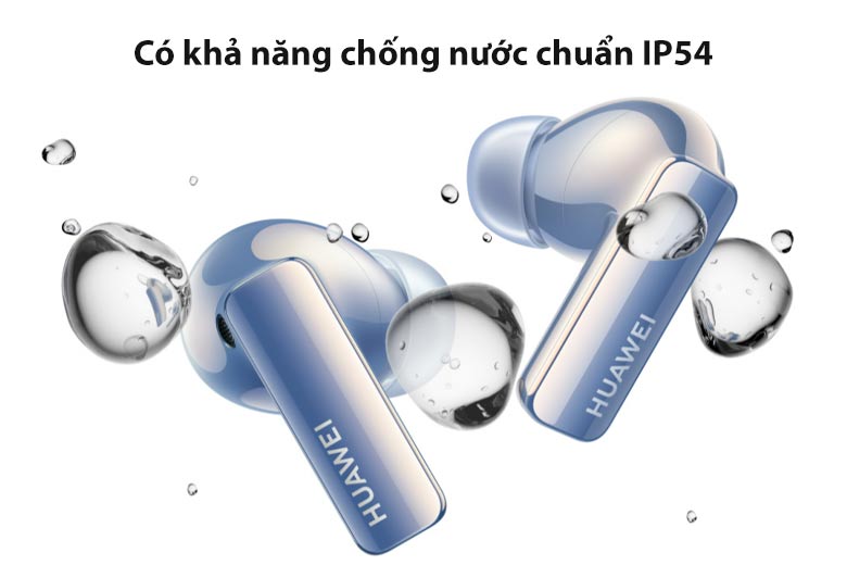 Có khả năng chống nước chuẩn IP54