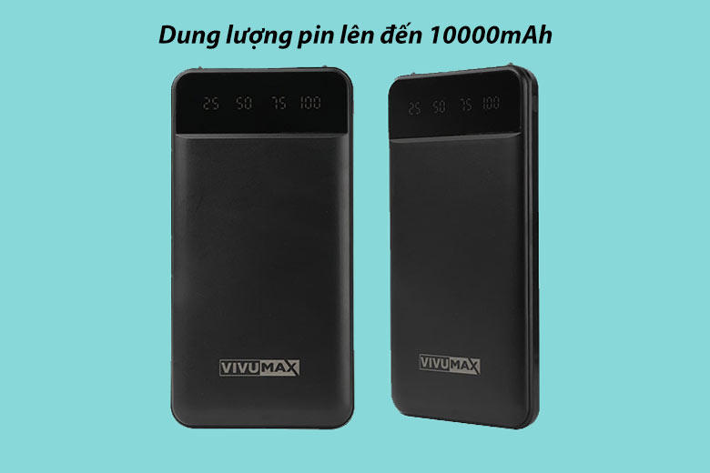 Dung lượng pin lên đến 10000mAh