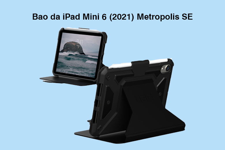 Bao da iPad Mini 6 (2021) Metropolis SE - Thiết kế mỏng nhẹ, chống trơn trượt