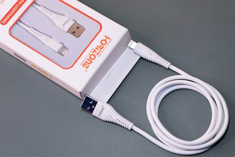 Cáp sạc Horizone USB-A to lightning - Thiết kế sang trọng, sạc nhanh chóng