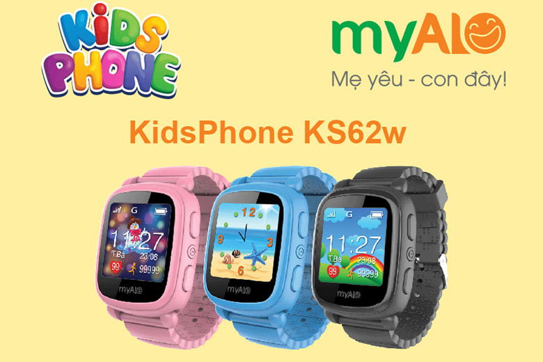 Đồng hồ định vị trẻ em Myalo KidsPhone KS62W - Thiết bị liên lạc tuyệt vời dành cho bé