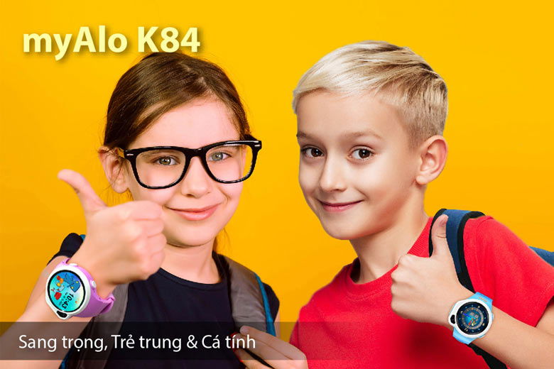 Đồng hồ thông minh trẻ em Myalo KidsPhone K84 - Thiết kế dễ thương với nhiều tính năng hiện đại