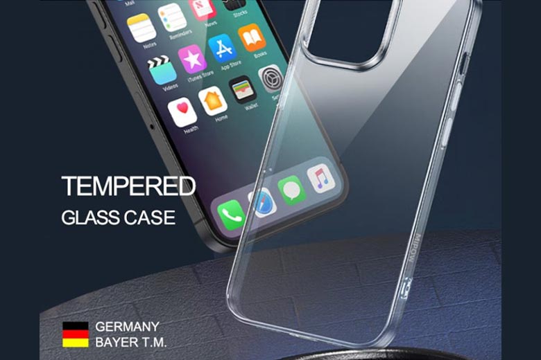 Ốp lưng iPhone 14 Plus Mipow Tempered Glass - Khoe trọn vẻ đẹp của iPhone